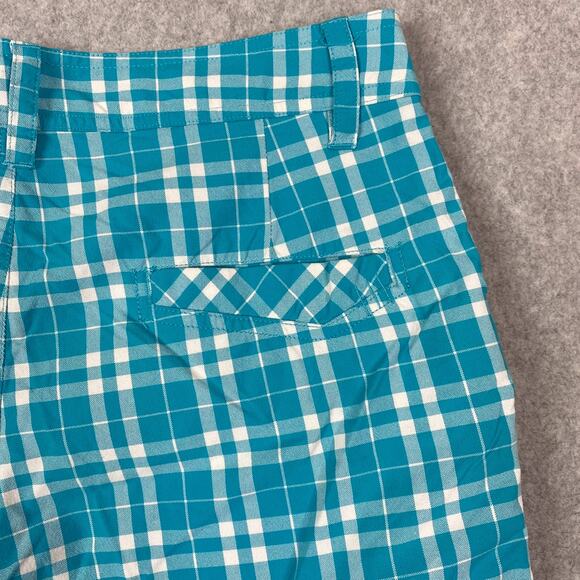 Lululemon Shorts Mens 32 Blue White Plaid Chino Short - Picture 6 of 8